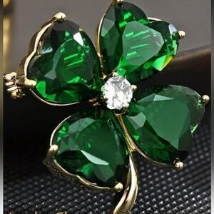 Four Leaf Clover Brooch